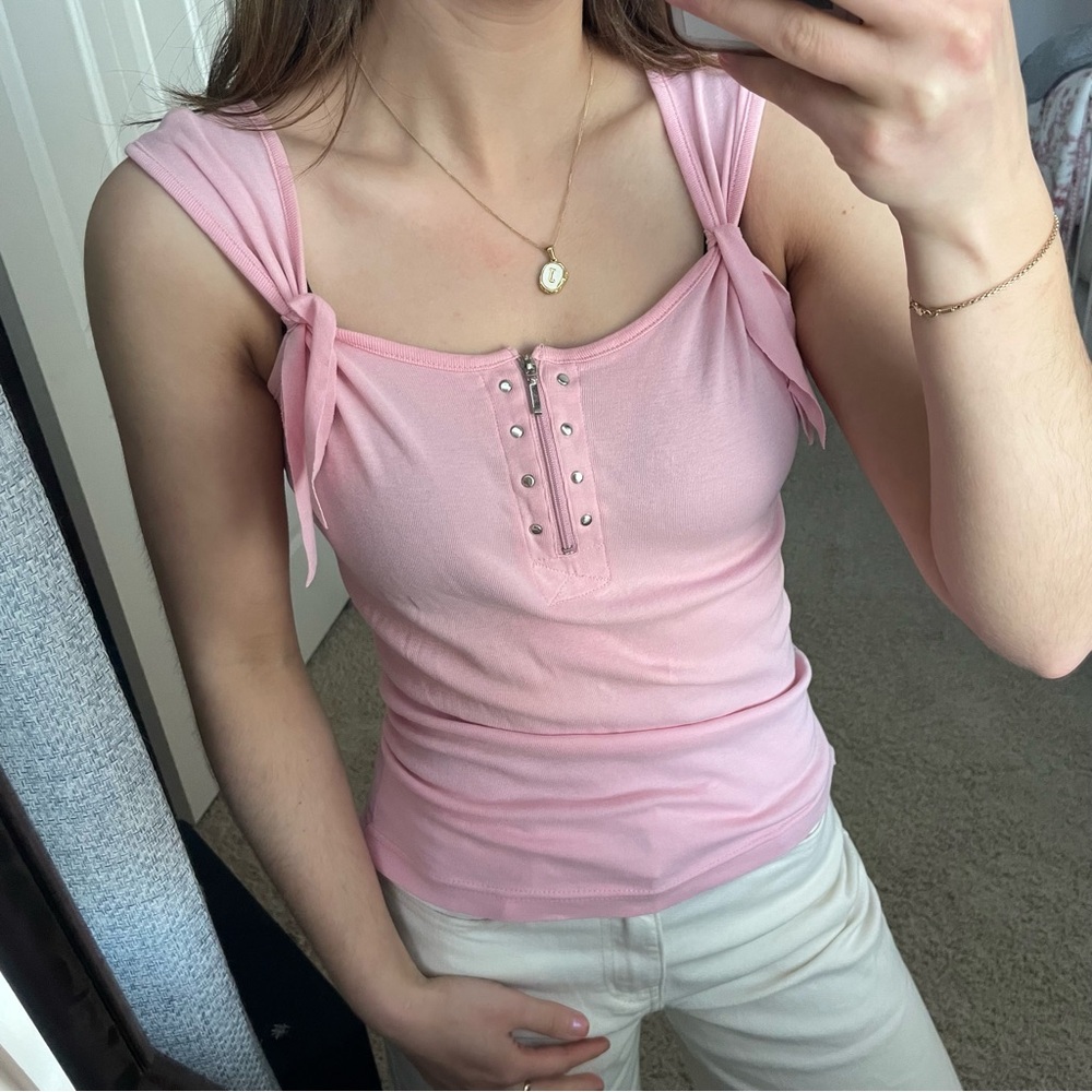 Vintage 90s Pink Sweetheart Blouse